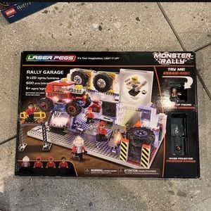 Laser pegs monster rally